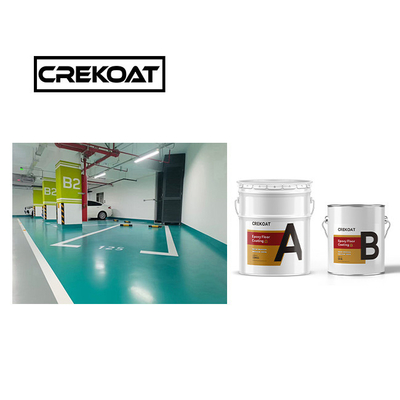 Sneldrogen chemisch bestand Epoxy vloercoating Gloss Finish 1 mm