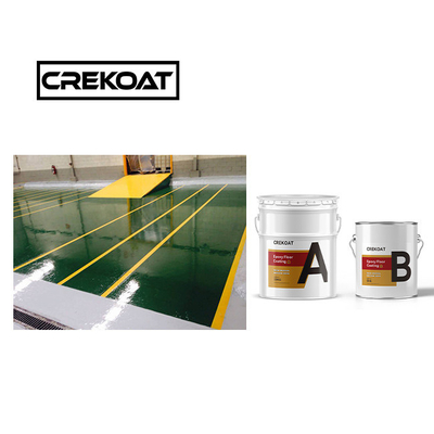 Hoogglanzend, helder industriële epoxy vloercoating Glanzend, chemisch bestand