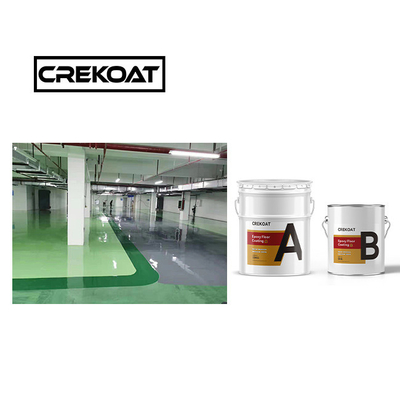 Zichtbaarheid Grijze epoxy vloerverf gegoten bovenste laag Beton coatings Sterkte