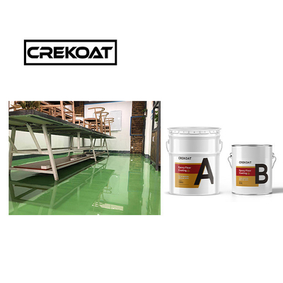 Topcoat oplosmiddelvrij industriële epoxy vloercoating slijtage zelfnivellering