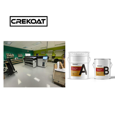 Topcoat oplosmiddelvrij industriële epoxy vloercoating slijtage zelfnivellering