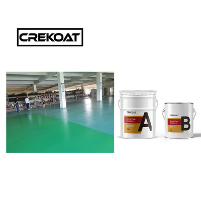 Naadloos glanzend industriële epoxy vloercoating roller toegepast hoge impact