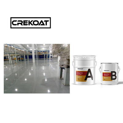 Glanzende epoxy vloerverf 3 mm Spray epoxy topcoat voor gebieden met veel verkeer