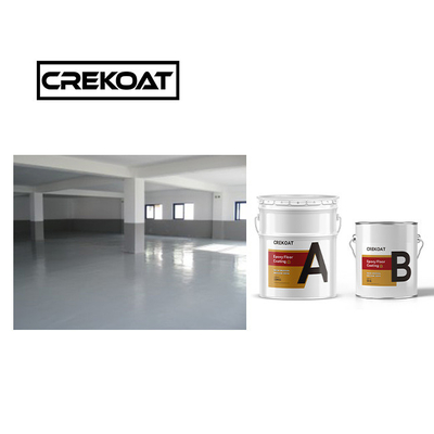 Stoere PU-urethaanvloercoating Flexibele UV-stabiliteit Twee componenten op waterbasis