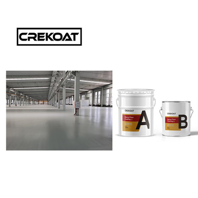 Stoere PU-urethaanvloercoating Flexibele UV-stabiliteit Twee componenten op waterbasis
