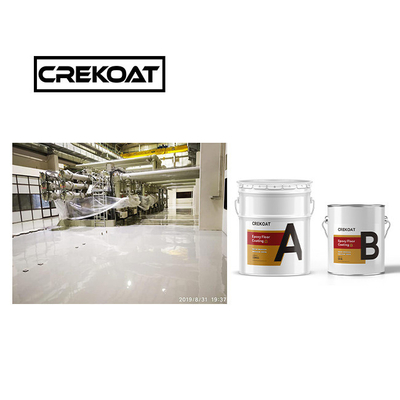 Geurloze textuurde epoxy anti-slip vloercoating 1 mm hardheid Snel drogen