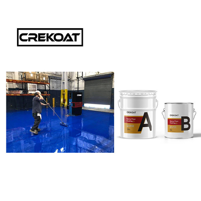 Waterreductieve vloercoating op basis van water / verfdamp doorlaatbare halfglans