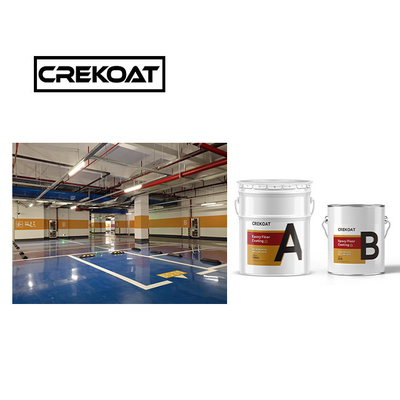 Adhesie Epoxy vloerverf op waterbasis laag VOC Epoxy vloer topcoat lage geur