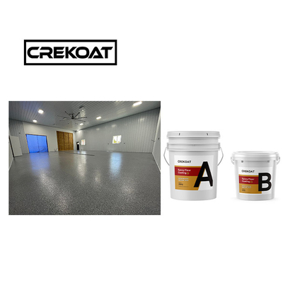 Hoge vaste stoffen Polyaspartic vloercoating / verf lage geur 1: 1 mengverhouding