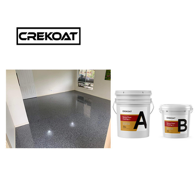 Stoere polyaspartic vloercoating / topcoat Duurzame lagere viscositeit