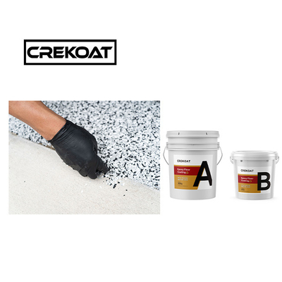 Vloeibare polyaspartic garage vloercoating spray epoxy betonnen vloerverf 1 mm