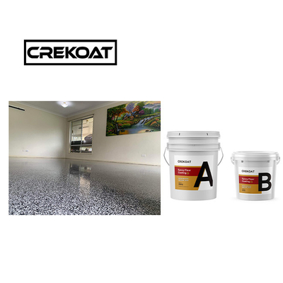 Hoge vaste stoffen Polyaspartic vloercoating / verf lage geur 1: 1 mengverhouding
