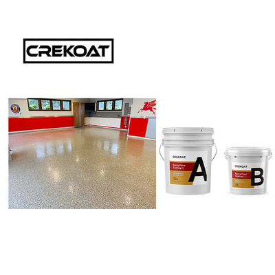 Stoere polyaspartic vloercoating / topcoat Duurzame lagere viscositeit