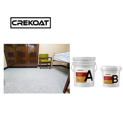 3 mm glijvast epoxy vloercoating hars full broadcast epoxy flake coating
