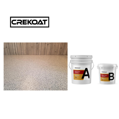 3 mm glijvast epoxy vloercoating hars full broadcast epoxy flake coating