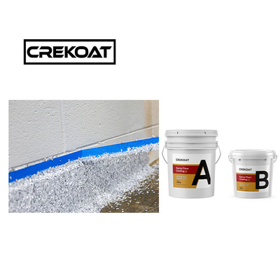 Flake Spray Epoxyhars vloercoating naadloos Geen bubbels aanpasbaar