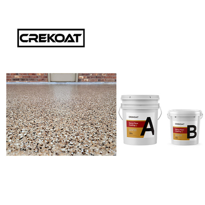 Roller Polyaspartic vloercoating slijtvastheid 100% vaste stoffen Epoxycoating 3 mm