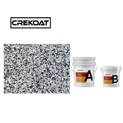 Roller Polyaspartic vloercoating slijtvastheid 100% vaste stoffen Epoxycoating 3 mm