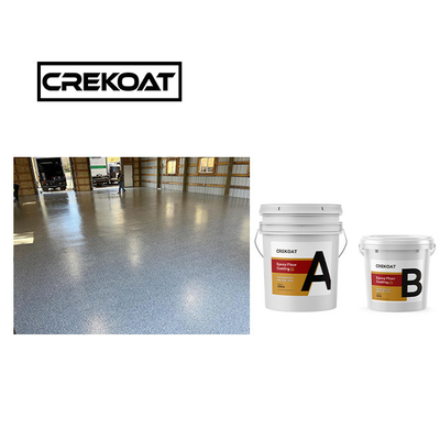 Hardheid Buitenste epoxyvloercoating Adhesie Polyaspartic UV stabiele coating