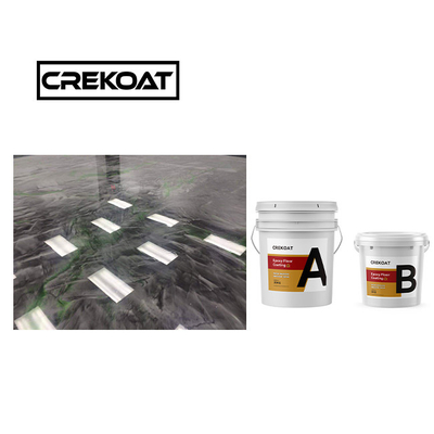 Nacreous High Gloss Metallic Epoxy Floor Coating Exotic Look Stabiliteit