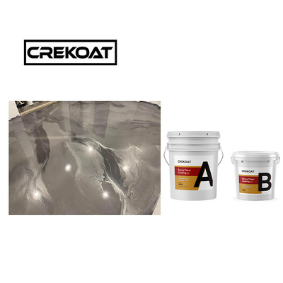 Verhard metaal epoxy vloercoating pigmenten niet-toxisch epoxy verf VOC vrij