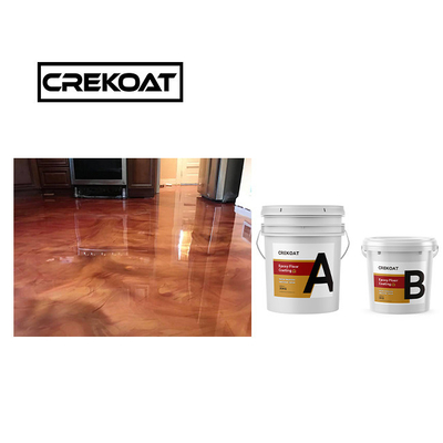Verhard metaal epoxy vloercoating pigmenten niet-toxisch epoxy verf VOC vrij