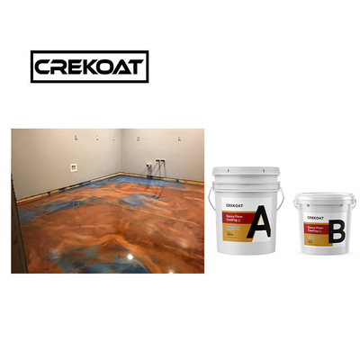 Verhard metaal epoxy vloercoating pigmenten niet-toxisch epoxy verf VOC vrij