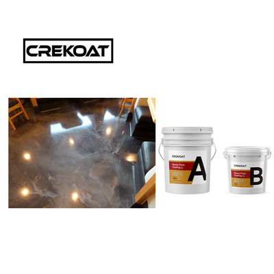 100% vaste stoffen Rotsharde metalen epoxy vloercoating oplosmiddel op basis van 1 mm