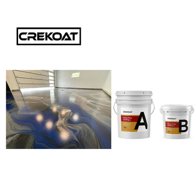 Onovertroffen countertop metalen epoxy vloercoating nul VOC naadloze hoge bouw