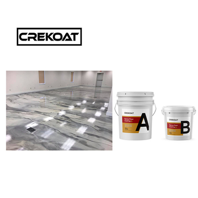 Onovertroffen countertop metalen epoxy vloercoating nul VOC naadloze hoge bouw