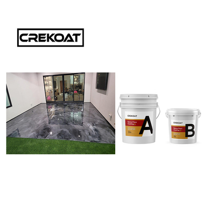 Glanzendblauw Epoxy vloercoating met metaal, glad, niet giftig, lage geur TDS