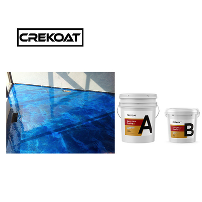 100% vaste stoffen Rotsharde metalen epoxy vloercoating oplosmiddel op basis van 1 mm