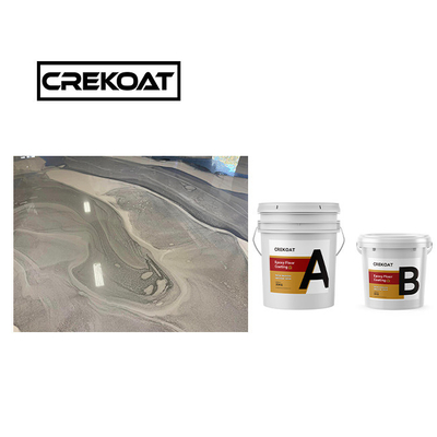 100% vaste stoffen Rotsharde metalen epoxy vloercoating oplosmiddel op basis van 1 mm