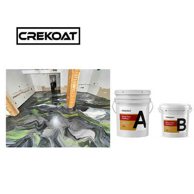 Naadloze UV-bestendige doorzichtige coating / epoxycoating 3 mm schoonmaakbaar