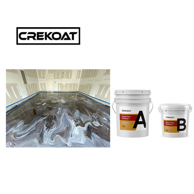 Zuivere metalen epoxyvloercoating oplosmiddelvrij epoxycoatinggloss