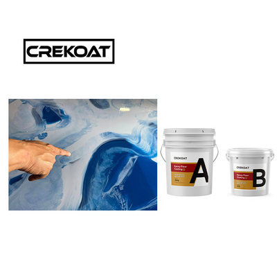 Zuivere metalen epoxyvloercoating oplosmiddelvrij epoxycoatinggloss