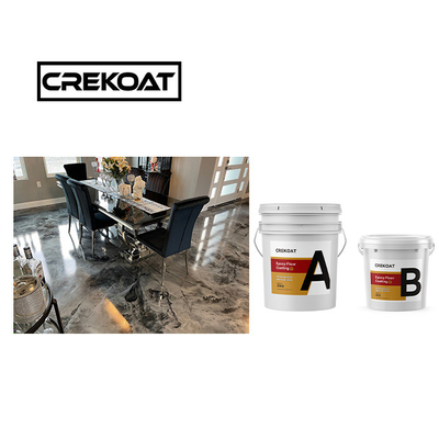 Spray- en krasbestendige epoxycoating geurloos hoogglanzend harscoating gehard
