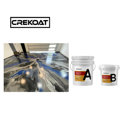 Spray- en krasbestendige epoxycoating geurloos hoogglanzend harscoating gehard