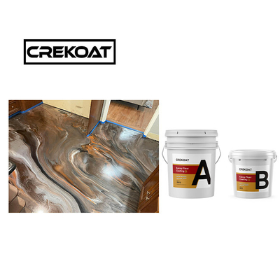 3 mm marmer metalen epoxy vloercoating Geen bubbels Snelle bevriezing