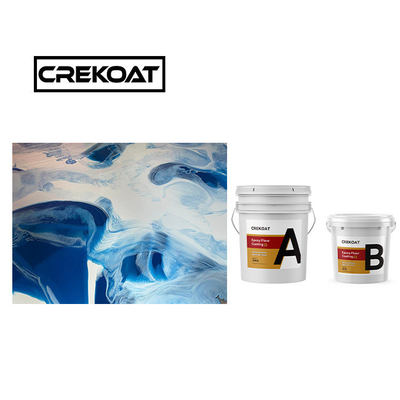 Koper Hoogglanzend Metalen Epoxy Beton Verf Topcoats 3mm 100% Hoog Vaste Stoffen
