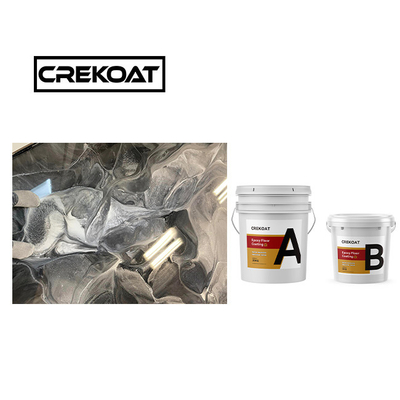 Crystal Clear Epoxy Resin Coating Seamless Zero VOC 100% vaste stoffen