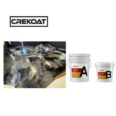 3 mm marmer metalen epoxy vloercoating Geen bubbels Snelle bevriezing