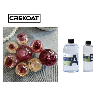 Veilige Geurloze Hoog polijst Duidelijke Epoxyhars Vrij Crystal Art Resin Kit BPA