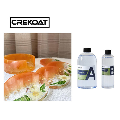Veilige Geurloze Hoog polijst Duidelijke Epoxyhars Vrij Crystal Art Resin Kit BPA