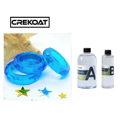 Van de Epoxyharsuitrustingen van MSDS de Tuimelschakelaarsjuwelen van Crystal Clear Casting Resin For