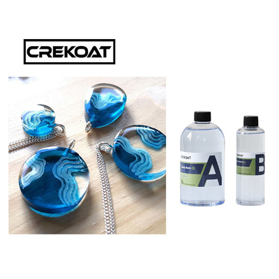 Hoog polijst de Zelf Nivellerende Crystal Clear Epoxy Resin For-Bovenkant van de Juwelenlijst