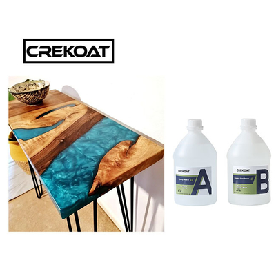 Hoog polijst het Afgietsel en de Deklaag van Crystal Clear Epoxy Resin Kit