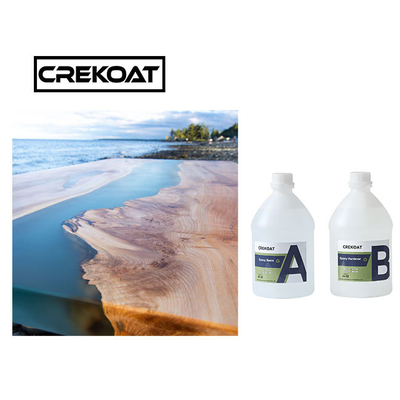 Hoog polijst het Afgietsel en de Deklaag van Crystal Clear Epoxy Resin Kit