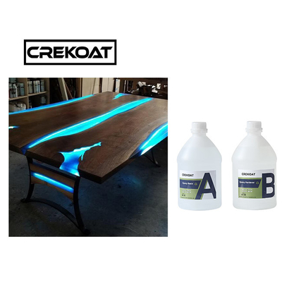 2/1 Verhouding Clear Epoxy Resin Kit Casting Coating For River Table Tops Low Odor