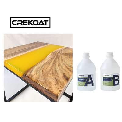 2/1 Verhouding Clear Epoxy Resin Kit Casting Coating For River Table Tops Low Odor